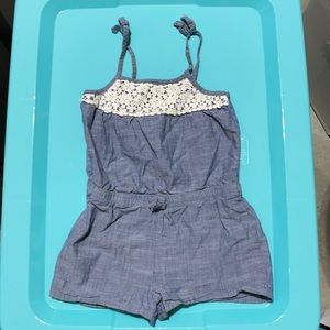 Vintage OshKosh denim jumper 2T